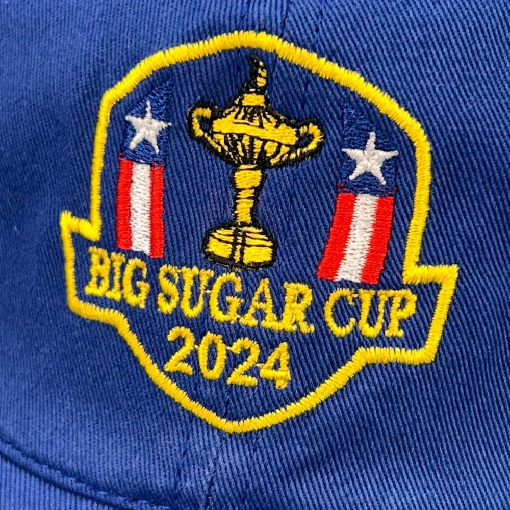 Big Sugar Cup 2024 Mens Blue Outdoor Cap Adjustable Baseball Hat OSFM